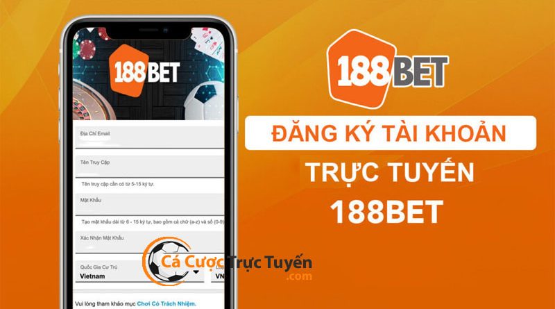 cách đăng ký tạo tài khoản 188bet mới nhất