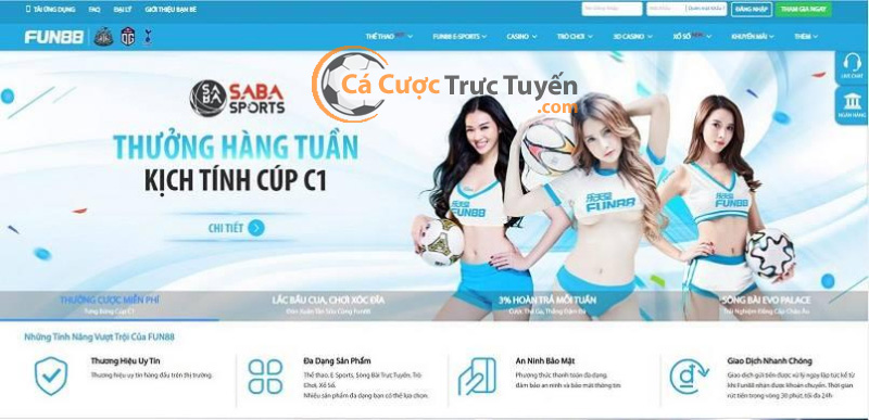 trang cá độ bóng đá uy tín nhất Việt Nam Fun88