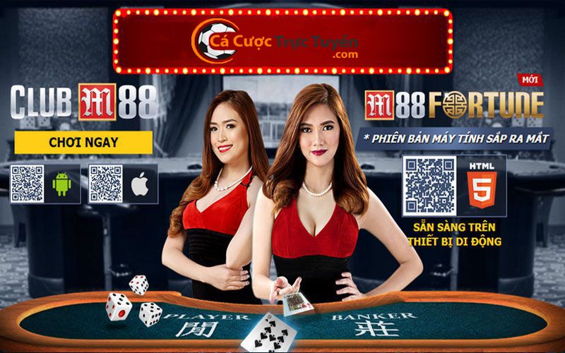 Trang cá cược online uy tín có nhiều trò game cá cược hấp dẫn M88